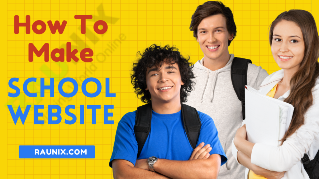 How to make school website in bharatpur