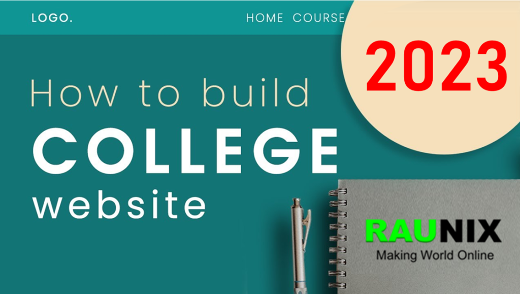 How to make college website in bharatpur