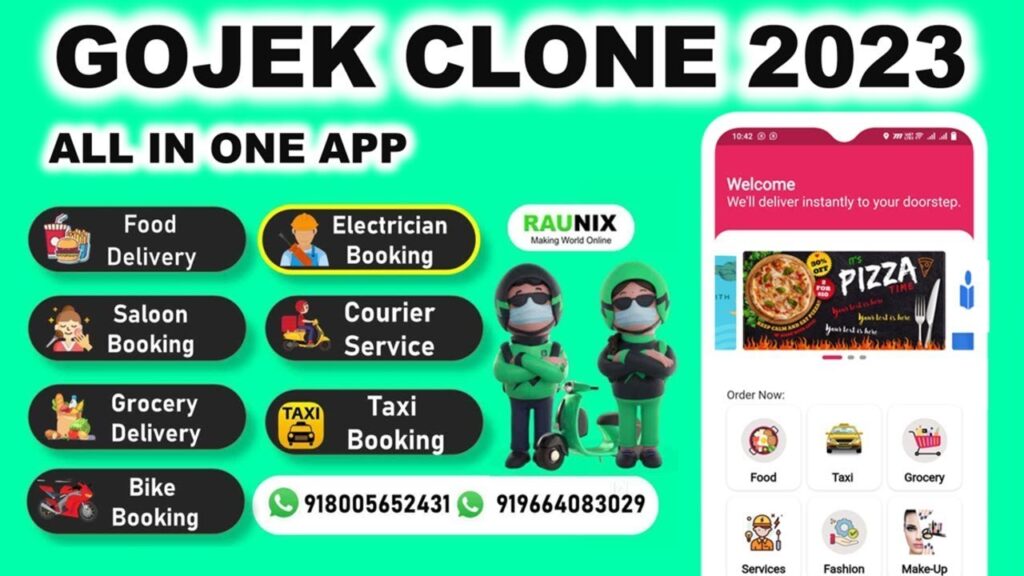 How to make gojek clone in Delhi