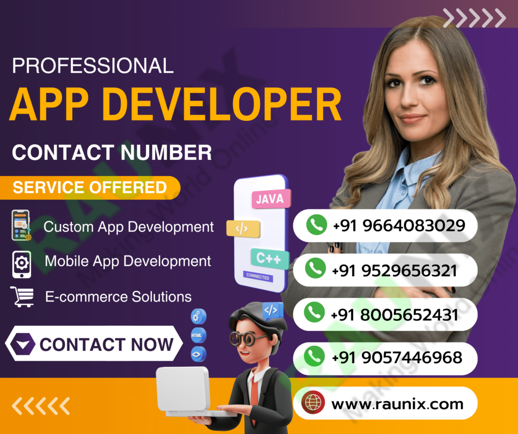 app developer in bharatpur contact number