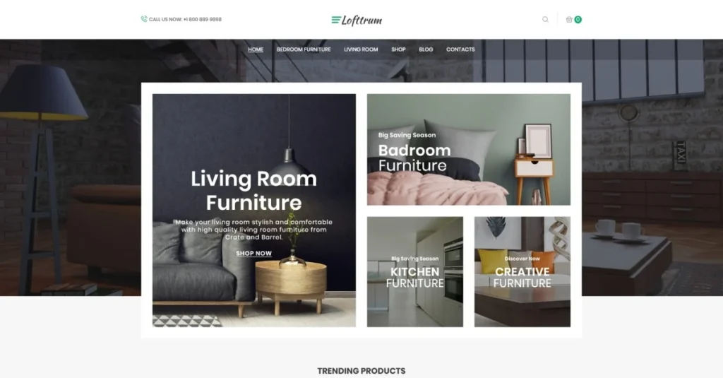 furniture shop website developer in bharatpur