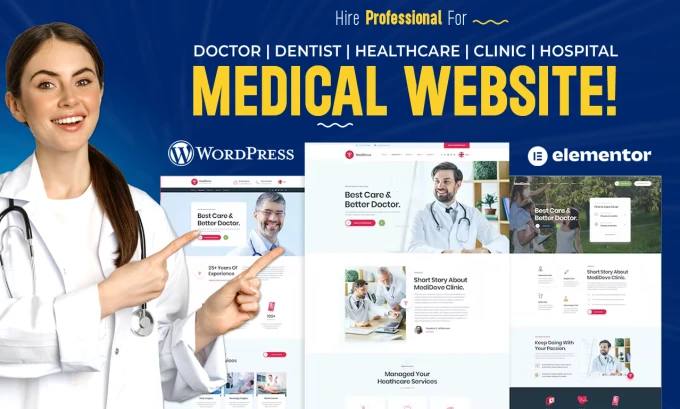 hospital website developer in bharatpur